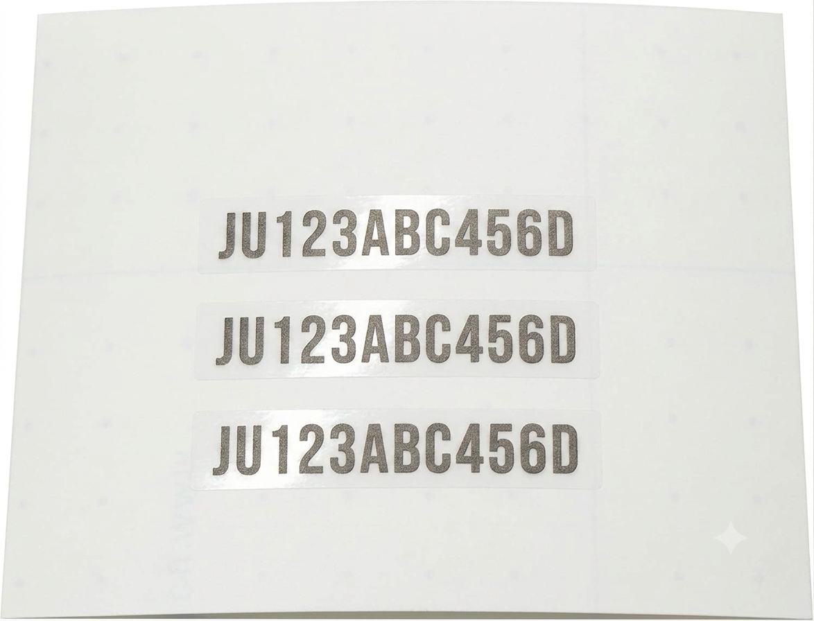 FDL AIR CREW Drone Registration Sticker - 画像 (2)